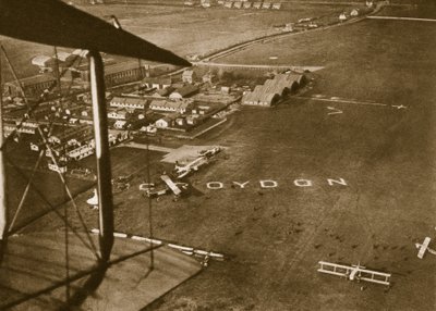 Flughafen London im Jahr 1925 von English Photographer